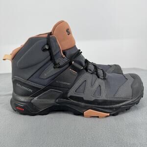 Salomon X Ultra 4 Mid GTX 04W Womens 9.5 Gore Tex Gray Hiking Boots 412956